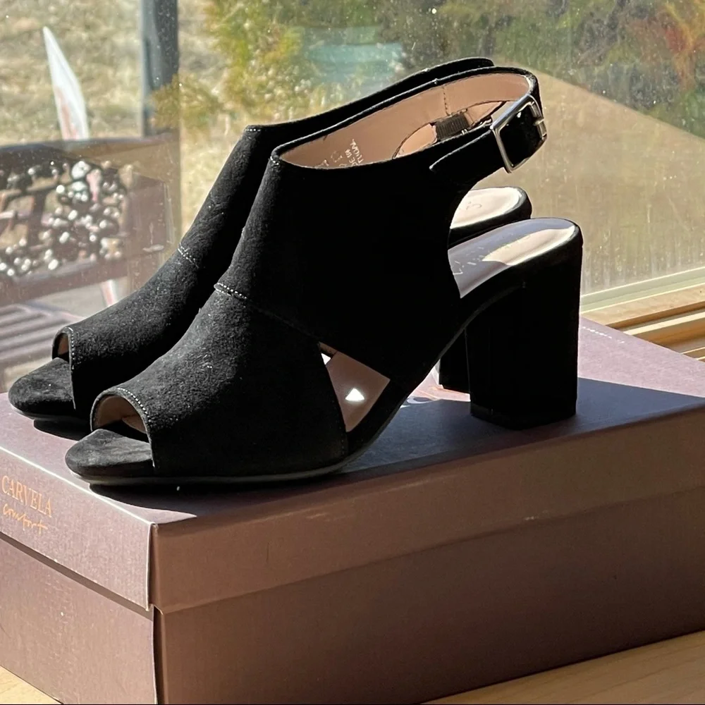 Carvela Comfort, New, Annie Suede Sandals